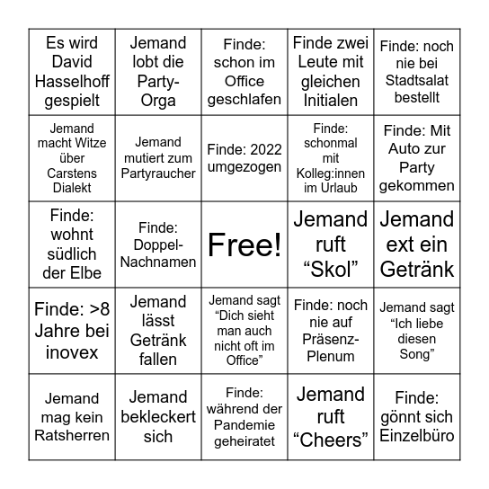 Bingovex Bingo Card