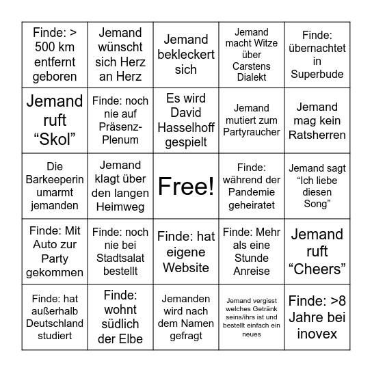 Bingovex Bingo Card