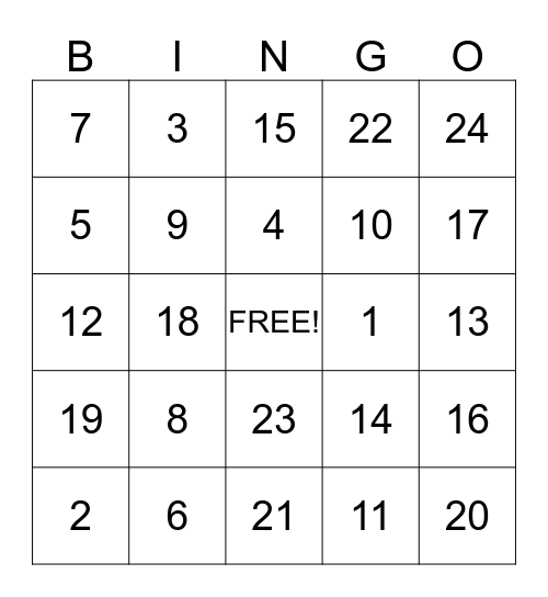 Wendy's Baby Shower Bingo Card