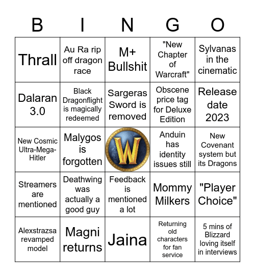 Wawa Wee Wa Expansion Announcement Bingo Card