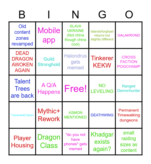 Ryans A POGCHAMP Bingo Card