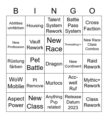 Josh (: Bingo Card