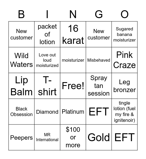 Summer Sun May 2022 Bingo Card