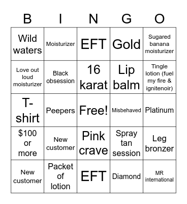 Summer Sun May 2022 Bingo Card
