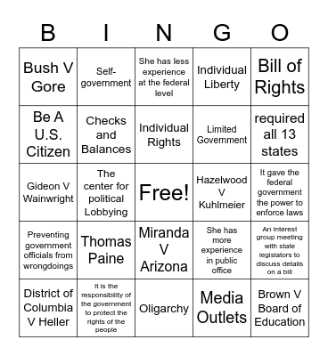 Day 13 Bingo Card