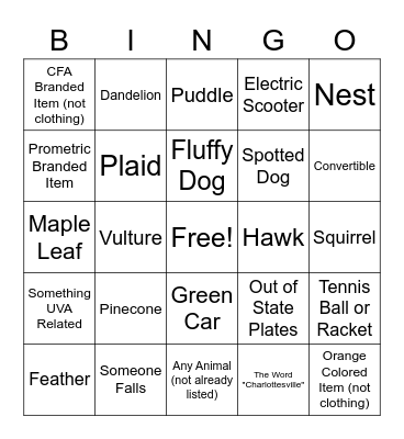 Credentialing Field Day 2022 Bingo Card