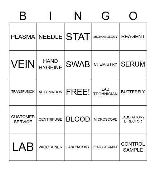 LAB WEEK SUPERHEROES BINGO 2022 Bingo Card