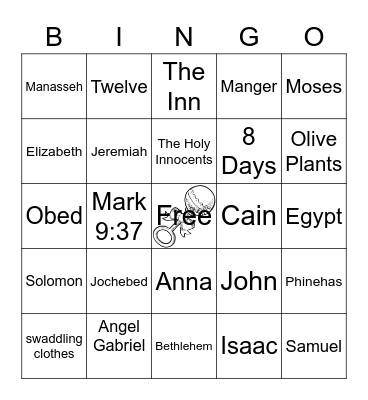 BIBLE TRIVIA Bingo Card