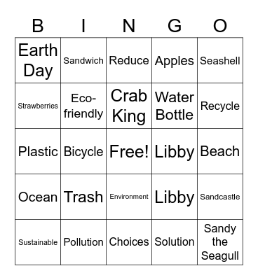 World Play Bingo Card