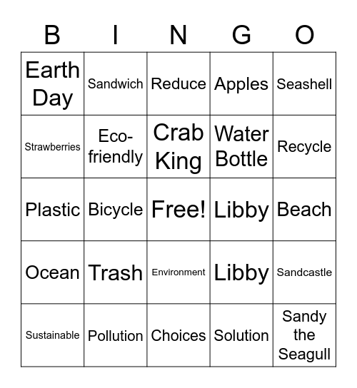 World Play Bingo Card