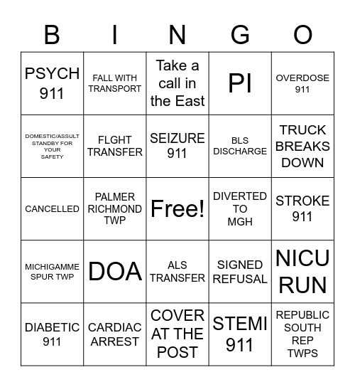 WEST END BINGO Card