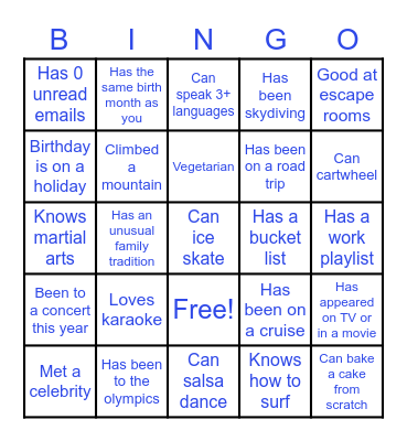 RPM Offsite Bingo! Bingo Card