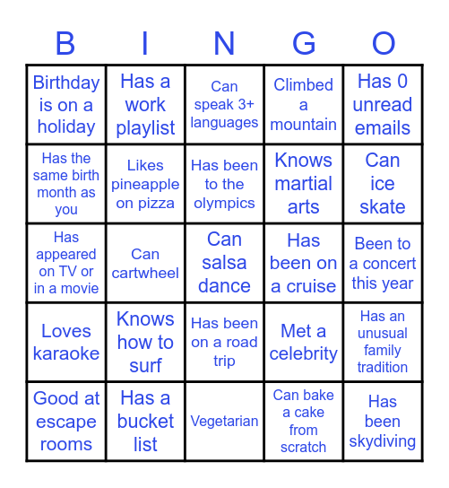 RPM Offsite Bingo! Bingo Card