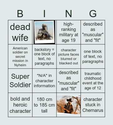 Whitename CP Bingo Card