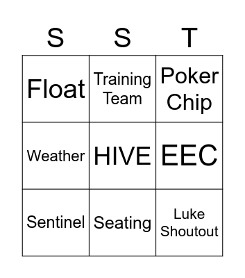 SST 420 BINGOOOOO Bingo Card