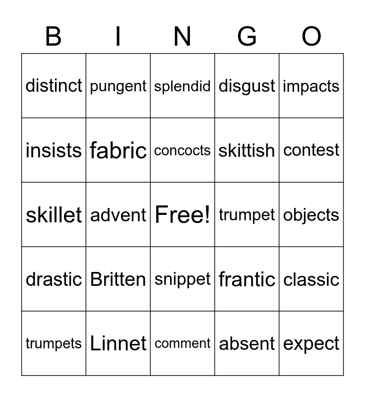 homework bingo 4th grade