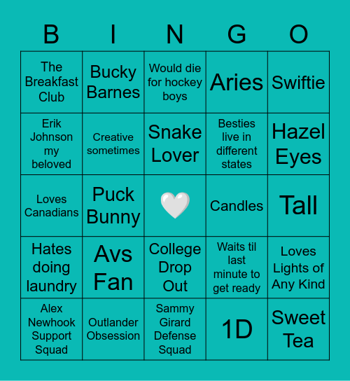 Auds Bingo Card