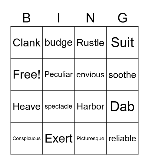 Making Meaning Week 11 & 12 Bingo Card