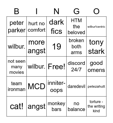 Jay bingo Card