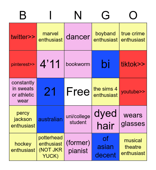 audidacar Bingo Card