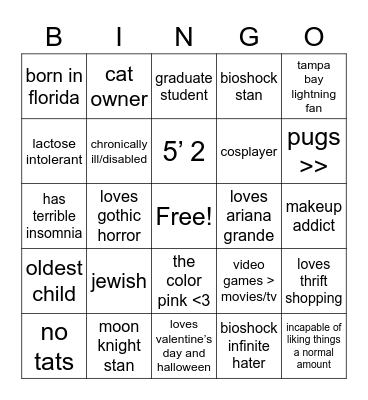 becc bingo Card