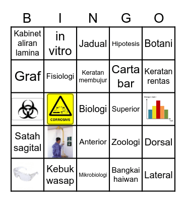 BAB 1 Bingo Card