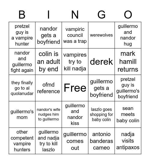 WWDITS S4 Bingo Card