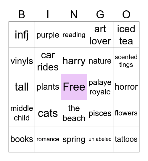 marie💃🏼 Bingo Card