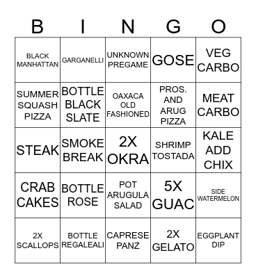 SAVE YOUR RECEIPTS Bingo Card