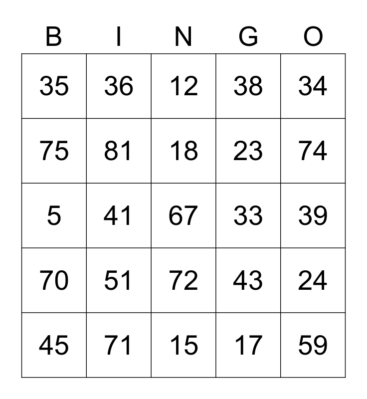 1-90-bingo-card