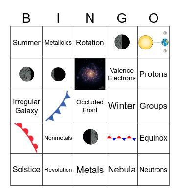 STAAR Review Bingo Card