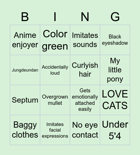 AMAKI Bingo Card