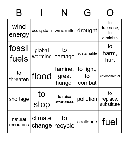 EC4 U5 ASD1 y ASD2 Bingo Card