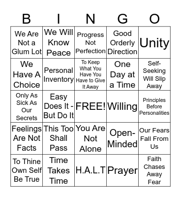 BIG BOOK BINGO Card