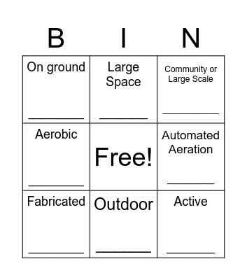 Compost Systems BINGO: ASP Bingo Card
