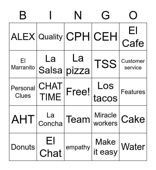 Let's play Bingo Card