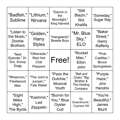 {error: theme not found} Bingo Card