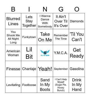 Top 200 Requested pt1 Bingo Card