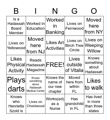 Find Someone Who 2 Bingo Card