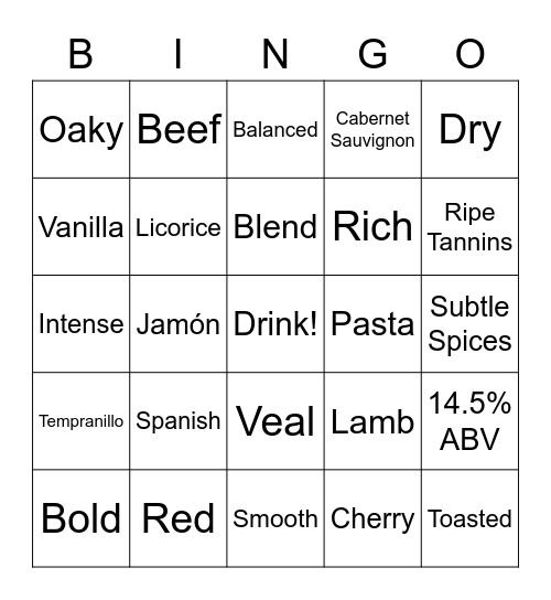 Vizar 12 Meses Bingo Card