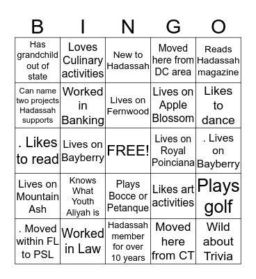 Find Someone Who 3 Bingo Card