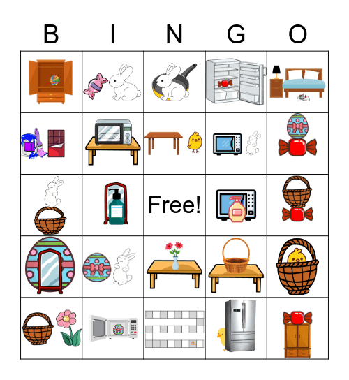 Where is the...? Bingo Card