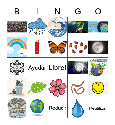 Dia de la Tierra Bingo Card