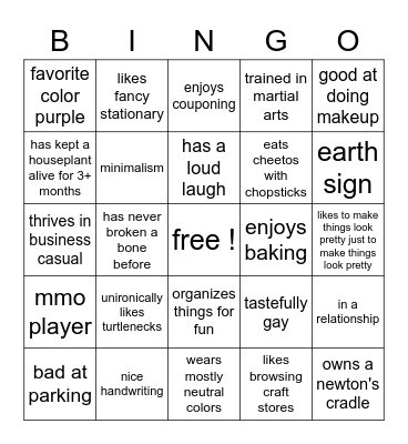 ultimate raina bingo Card