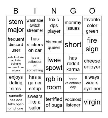 ultimate terri bingo Card