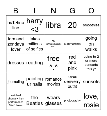 karen Bingo Card