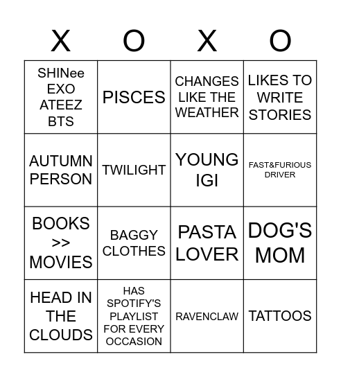 BINGO! Bingo Card