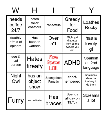 RangoAnimations Bingo Card