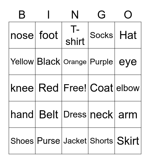 Quiz 4 Bingo Card