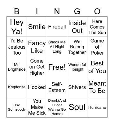 Ohio Jess's Round Bingo Card